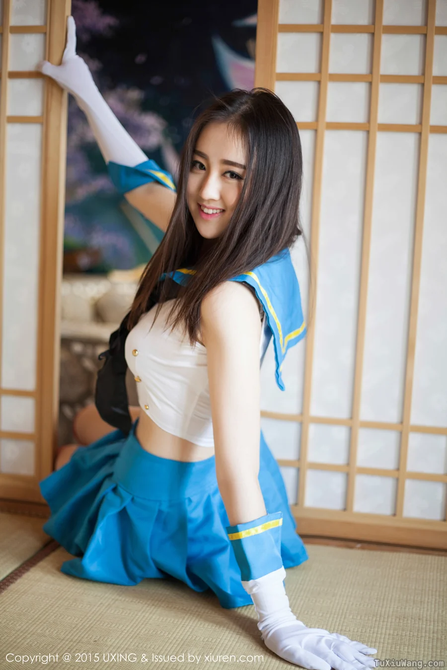 [UXING优星馆] 2015.04.27 No.5 Romi王朝朝