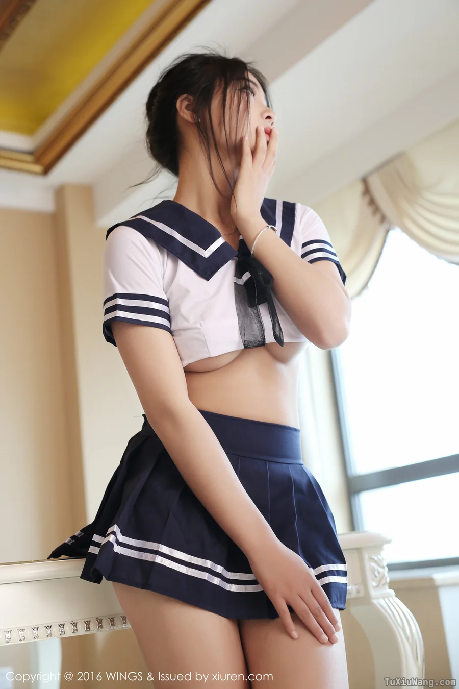 [WINGS影私荟] 2016.06.03 No.2 白微Sera