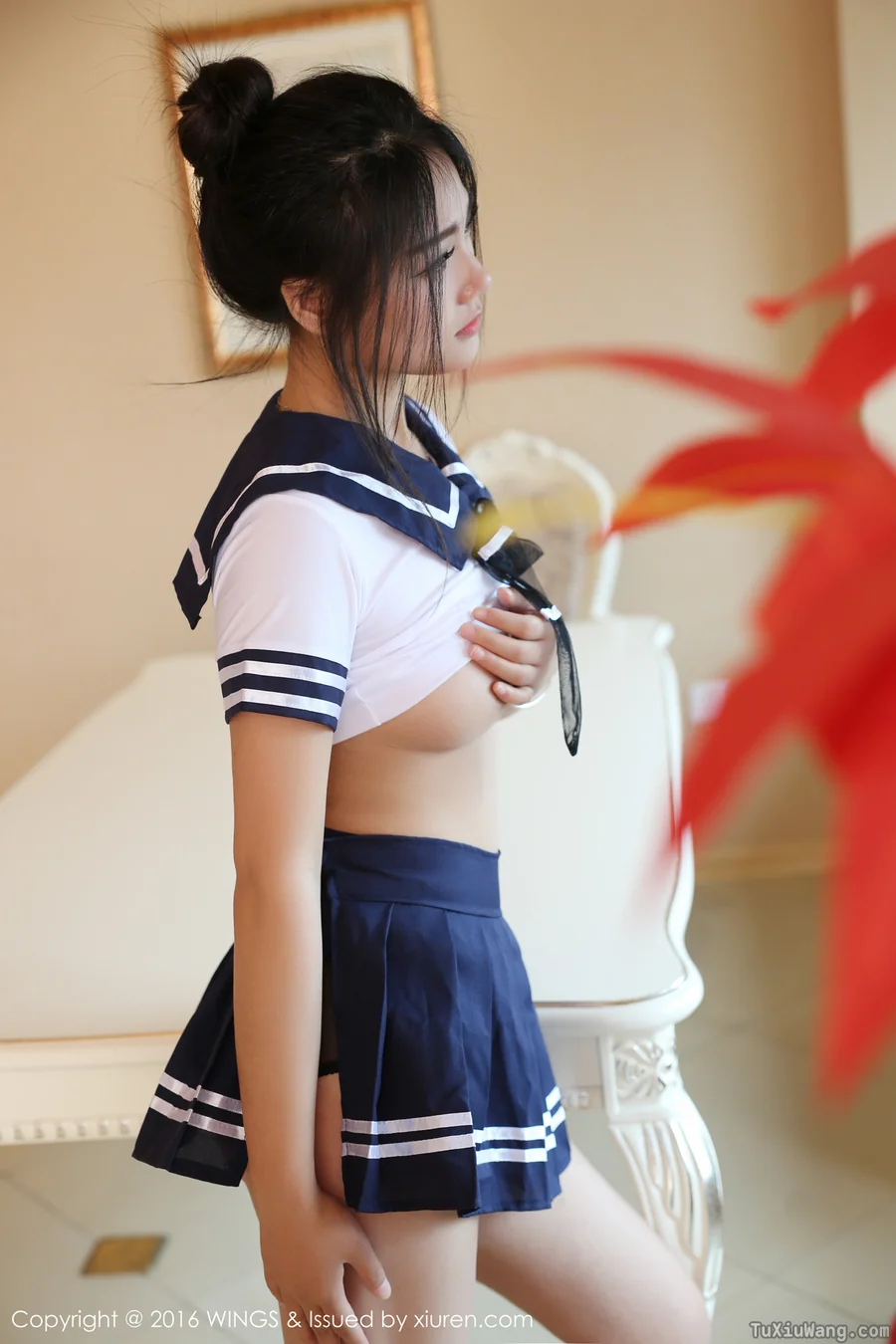 [WINGS影私荟] 2016.06.03 No.2 白微Sera