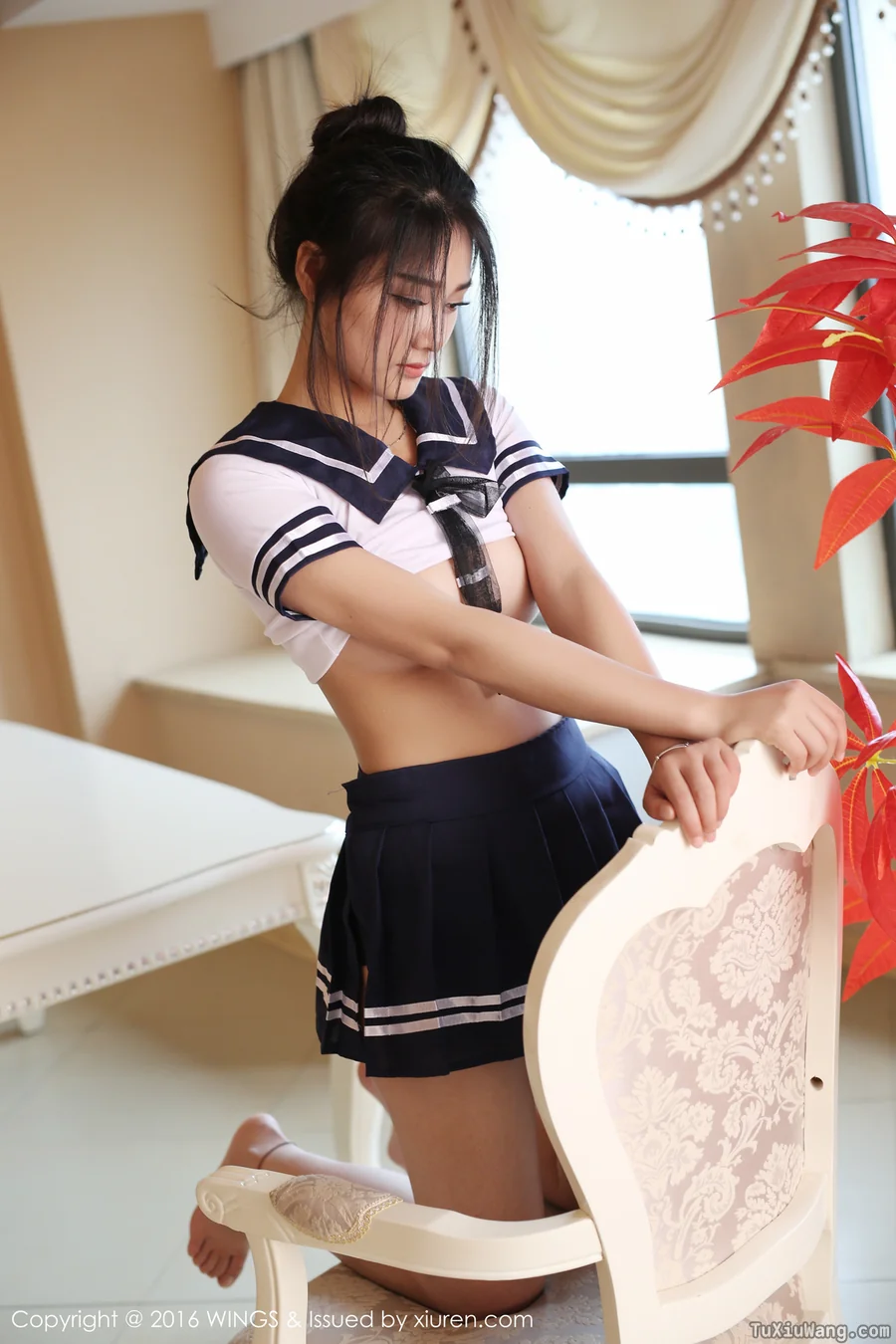 [WINGS影私荟] 2016.06.03 No.2 白微Sera
